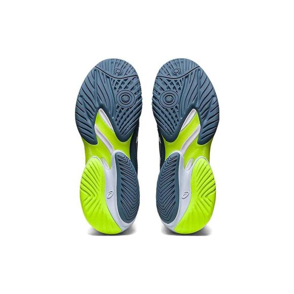 Asics Court FF 3 Comfort shock absorption Men Shoes Steel Blue/White - Size 13
